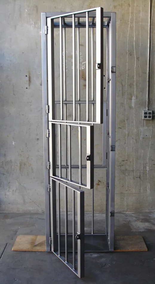 Ballisticmetal Male Sex Toys Jail Cell Upright Steel Bondage Slave Cage Ballisticmetal Male Sex Toys Jail Cell Upright Steel Bondage Slave Cage