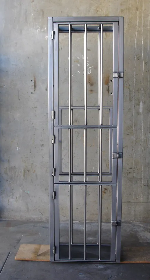 Ballisticmetal Male Sex Toys Jail Cell Upright Steel Bondage Slave Cage