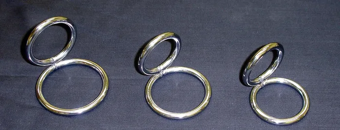 Ballisticmetal Male Sex Toys Wholesale Custom Sized Stainless Steel Saturn Double Rings Cock Cage Ballisticmetal Male Sex Toys Wholesale Custom Sized Stainless Steel Saturn Double Rings Cock Cage