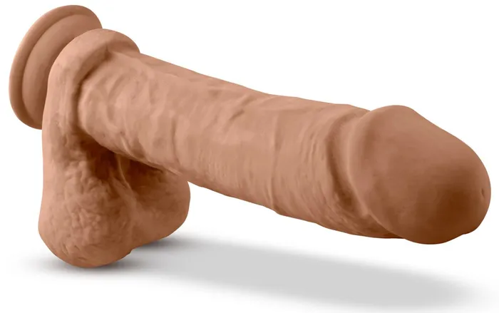 Blush Novelties Female Sex Toys Dr Skin Silicone Dr Julian 9 Inch Dildo With Suction Cup Mocha