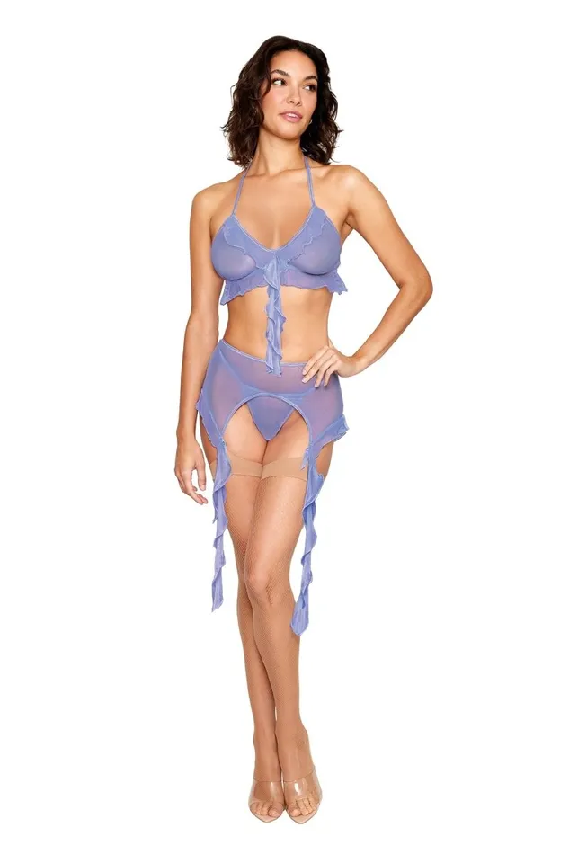 Bralette With Garter Belt and GString One Size Lavender Haze Dreamgirl Male Sex Toys Bralette With Garter Belt and GString One Size Lavender Haze Dreamgirl Male Sex Toys