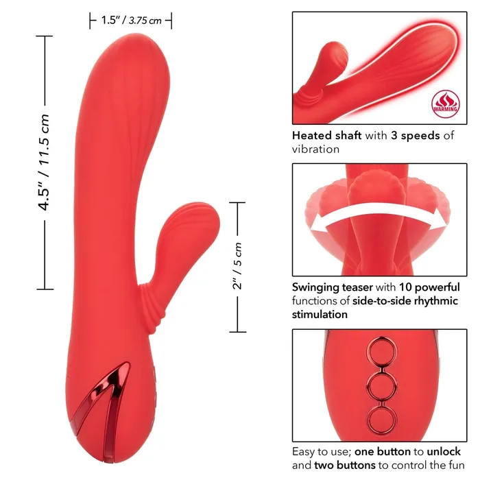 CalExotics California Dreaming Palisades Passion Coral Vibrators