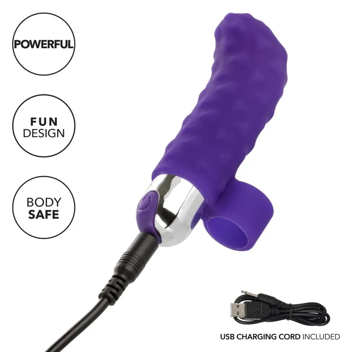 CalExotics Female Sex Toys Intimate Play Rechargeable Finger Teaser