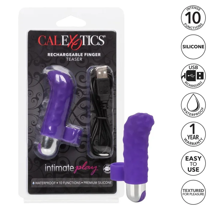 CalExotics Female Sex Toys Intimate Play Rechargeable Finger Teaser
