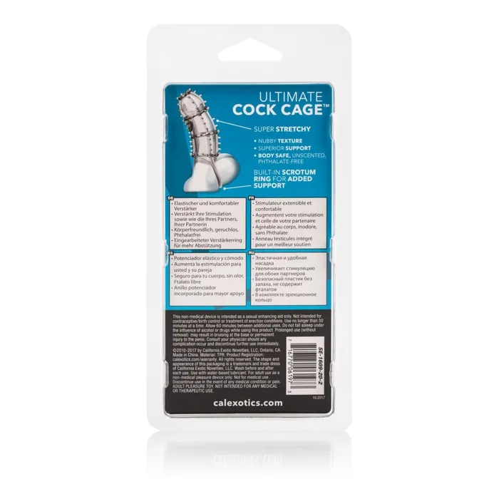 CalExotics Male Sex Toys Ultimate Cock Cage