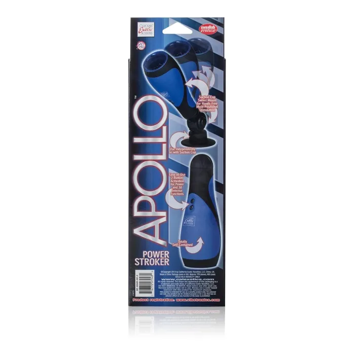 CalExotics Vibrators Apollo Power Strokers Blue