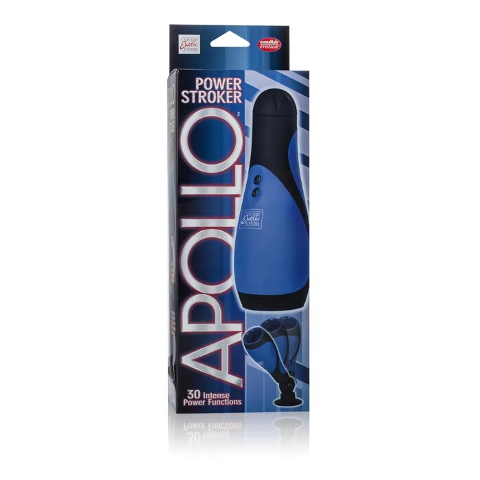 CalExotics Vibrators Apollo Power Strokers Blue
