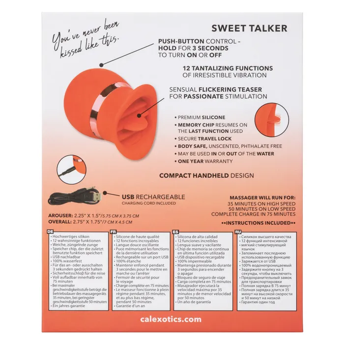 CalExotics Vibrators French Kiss Sweet Talker