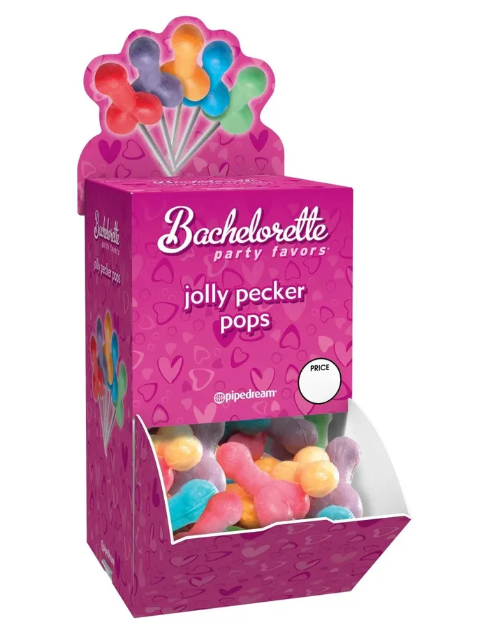 Couples Pipedream Bachelorette Party Favors Jolly Pecker Pops 50 Piece Display Box Couples Pipedream Bachelorette Party Favors Jolly Pecker Pops 50 Piece Display Box