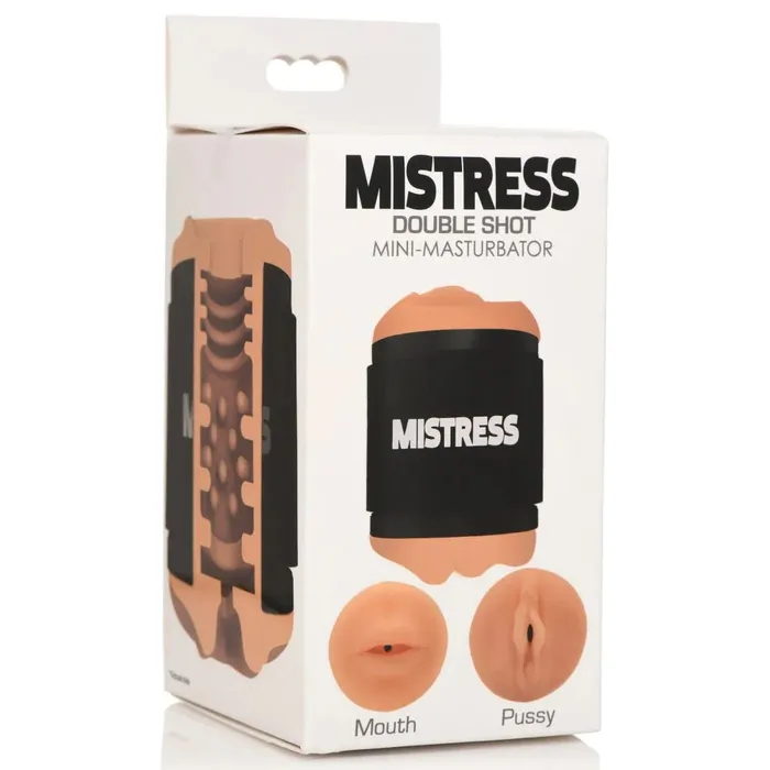 Curve Toys Mistress Double Shot Mouth and Pussy Stroker Medium Male Sex Toys Curve Toys Mistress Double Shot Mouth and Pussy Stroker Medium Male Sex Toys