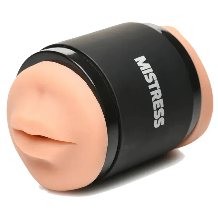 Curve Toys Mistress Double Shot Mouth and Pussy Stroker Medium Male Sex Toys