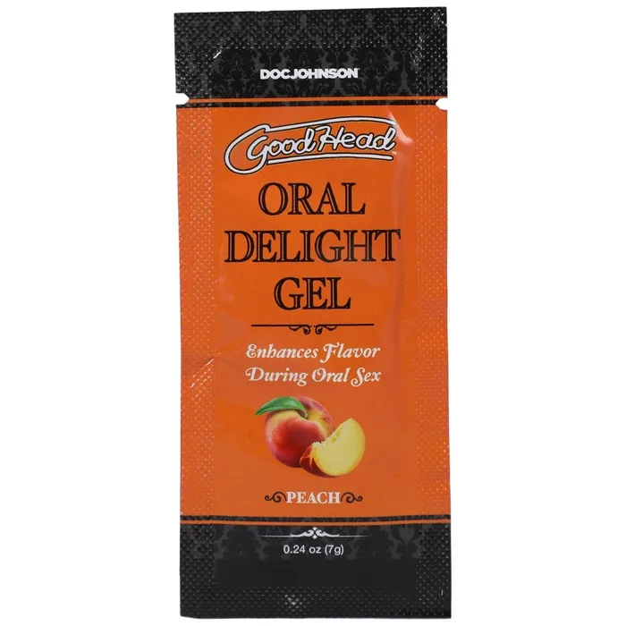 Doc Johnson Enhancers Goodhead Oral Delight Gel Peach 024 Oz