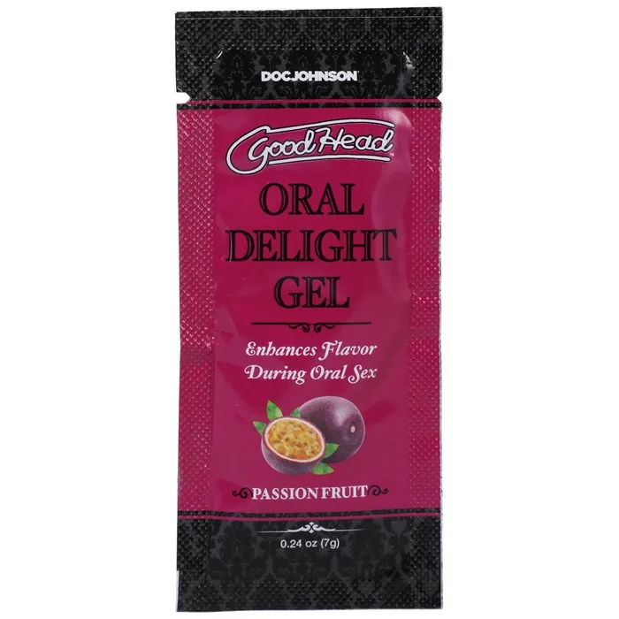 Enhancers Doc Johnson Goodhead Oral Delight Gel Passion Fruit 024 Oz