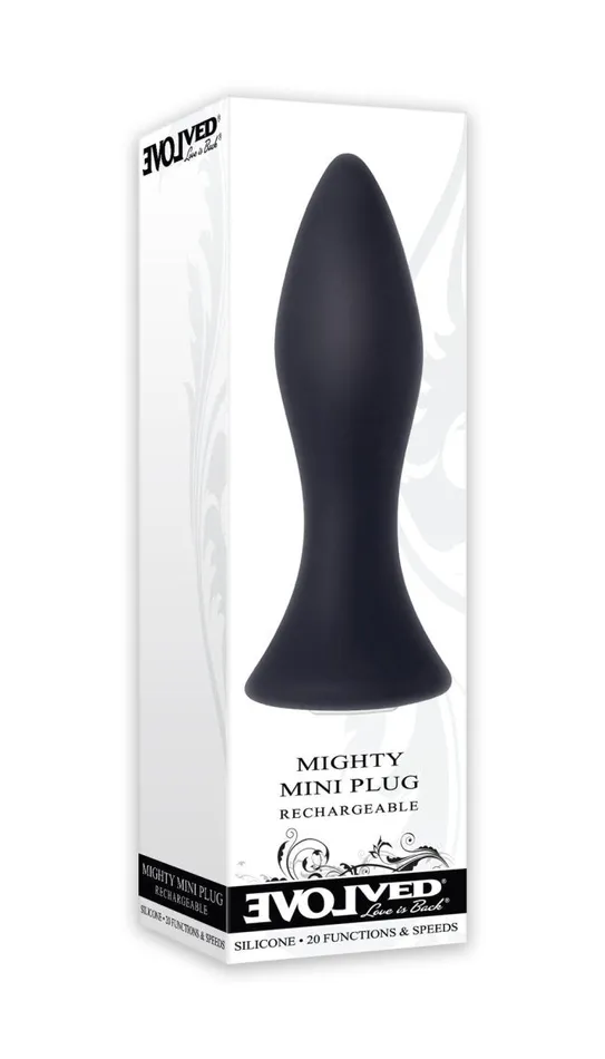 Evolved Novelties Mini Butt Plug Black Anal