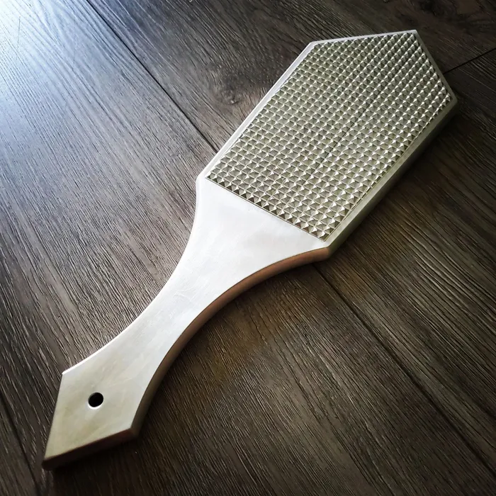 Female Sex Toys Ballisticmetal Alastor Spanking Paddle in Aluminum