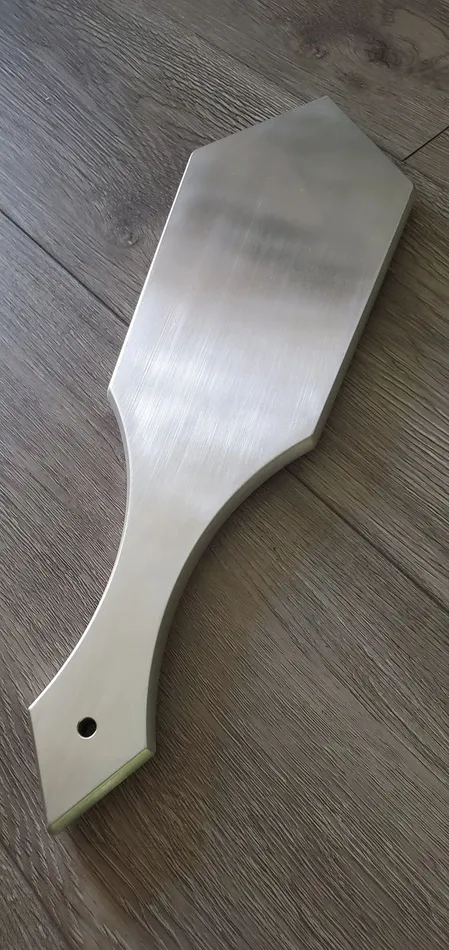 Female Sex Toys Ballisticmetal Alastor Spanking Paddle in Aluminum