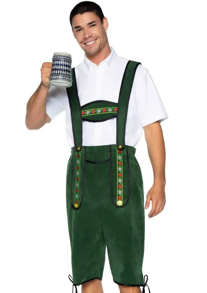 Female Sex Toys Leg Avenue Mens Beerfest Lederhosen Oktoberfest Costume XLarge Green