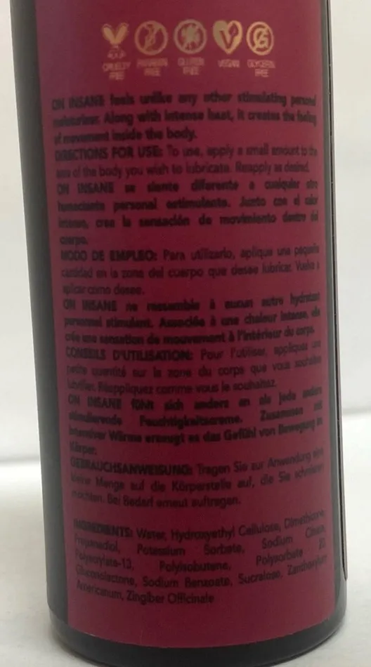 Female Sex Toys On Insane UltraStimulating Glide Cherry Pop 2oz57ml Bottle Sensuva