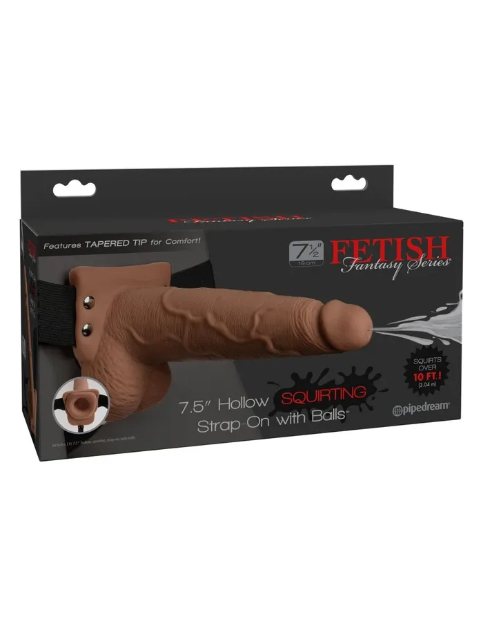 Female Sex Toys Pipedream Fetish Fantasy Series 75 Inch Hollow Squirting Strapon With Balls Female Sex Toys Pipedream Fetish Fantasy Series 75 Inch Hollow Squirting Strapon With Balls