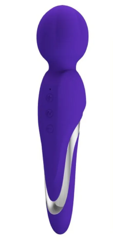 Female Sex Toys Pretty Love Walter Super Soft Silicone Wand Violet