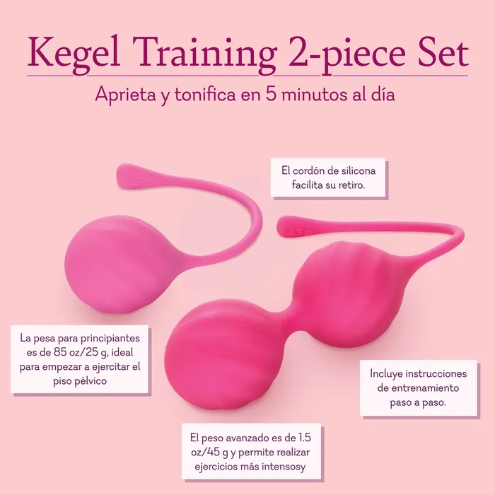Kegel Training 2Piece Set NEW Pure Romance By Val Female Sex Toys