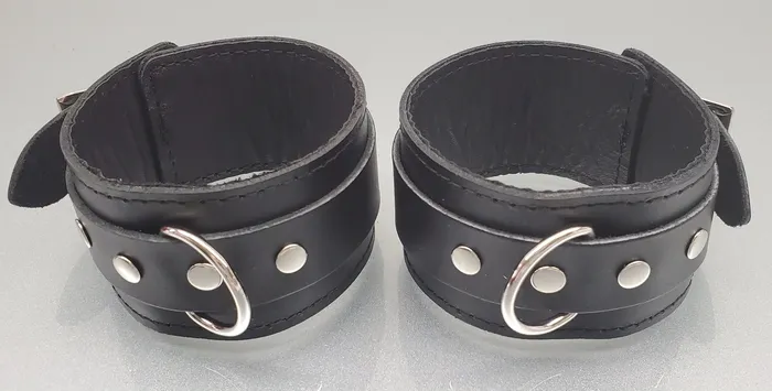 Leather Wrist Arm Restraint Cuffs Ballisticmetal Restraints