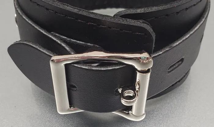 Leather Wrist Arm Restraint Cuffs Ballisticmetal Restraints