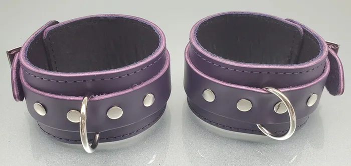 Leather Wrist Arm Restraint Cuffs Ballisticmetal Restraints