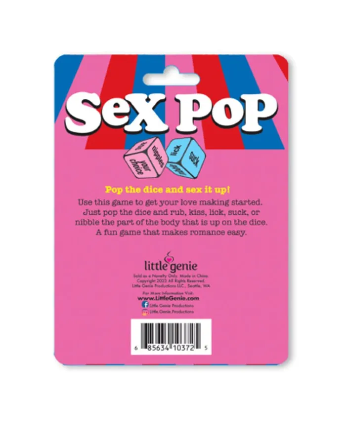 Little Genie Couples Sex Pop Popping Dice Game