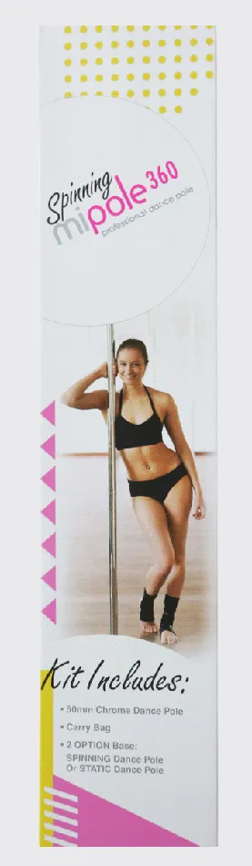 Mipole 360 Spinning Professional Dance Pole Mipole Vibrators