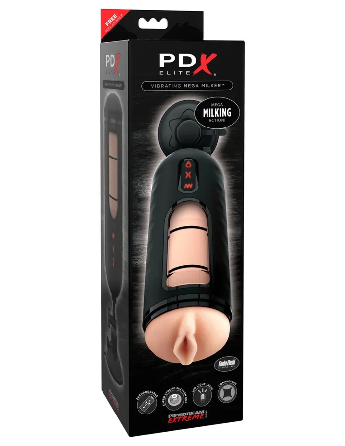 PDX Brands Pdx Elite Vibrating Mega Milker Male Sex Toys