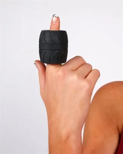 Perfect Fit Anal Silaskin 2Icnh Ball Stretcher Black