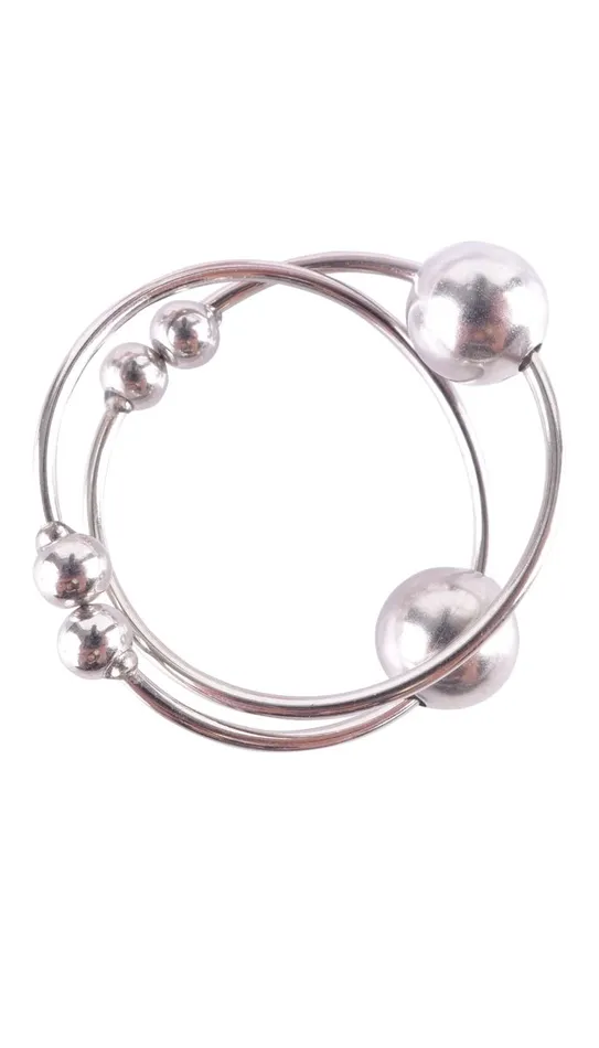 Pipedream Couples Fetish Fantasy Series Nipple Bull Rings Silver
