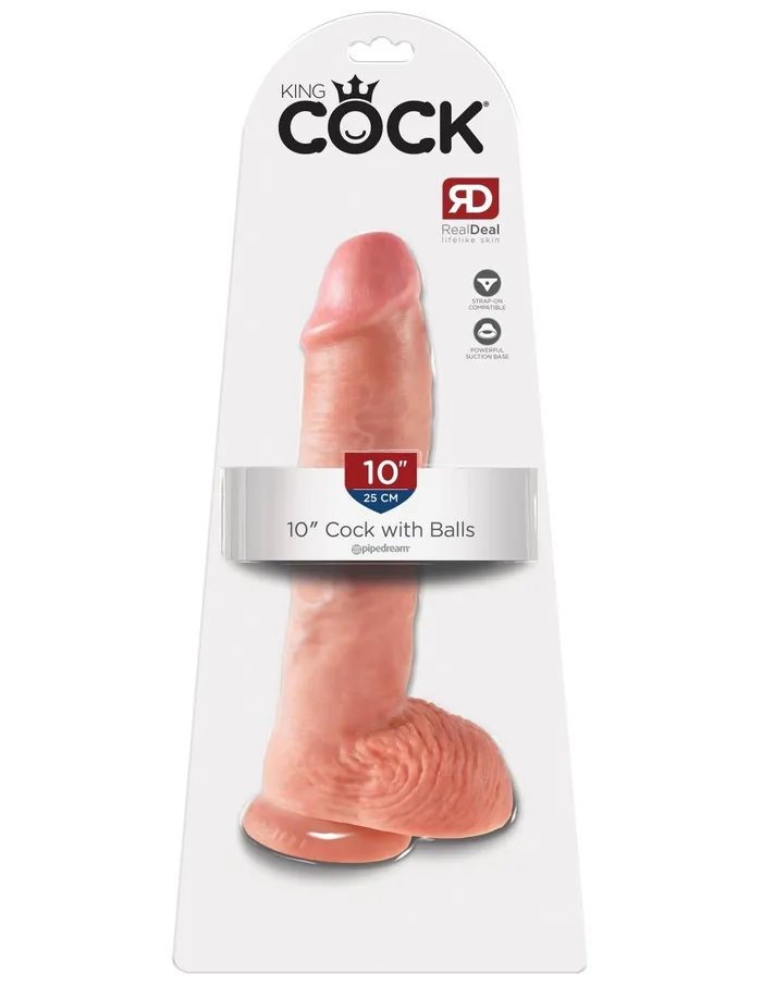 Pipedream Dildos King Cock 10Inch Cock With Balls