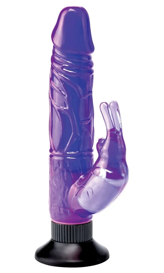 Pipedream Vibrators Waterproof Bunny Wall Bangers Deluxe Purple