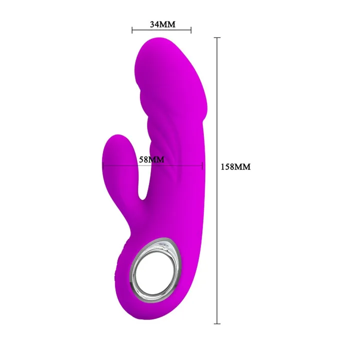 Pretty Love Vibrators Pretty Love Ansel Rabbit Vibe Fuchsia