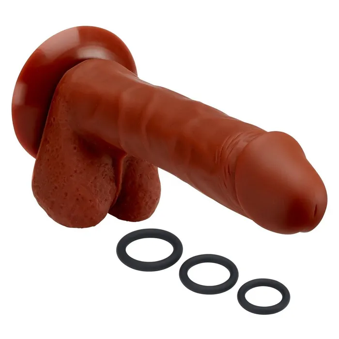 Pro Sensual Premium Silicone 8 Inch Dong With 3 Cockrings Cloud 9 Novelties Dildos