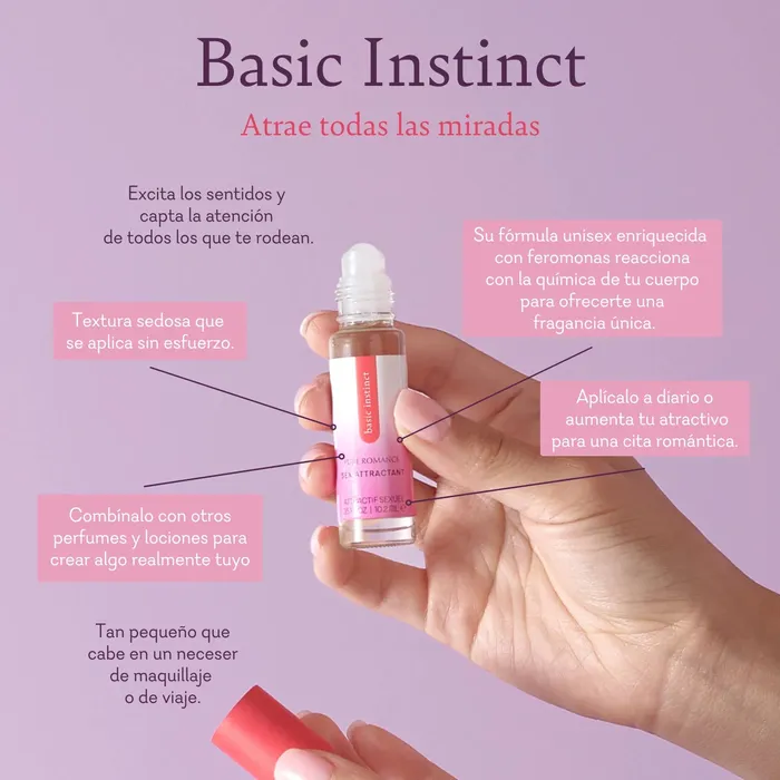 Pure Romance By ValGina Female Sex Toys Basic Instinct Pheromone Roll On Perfume
