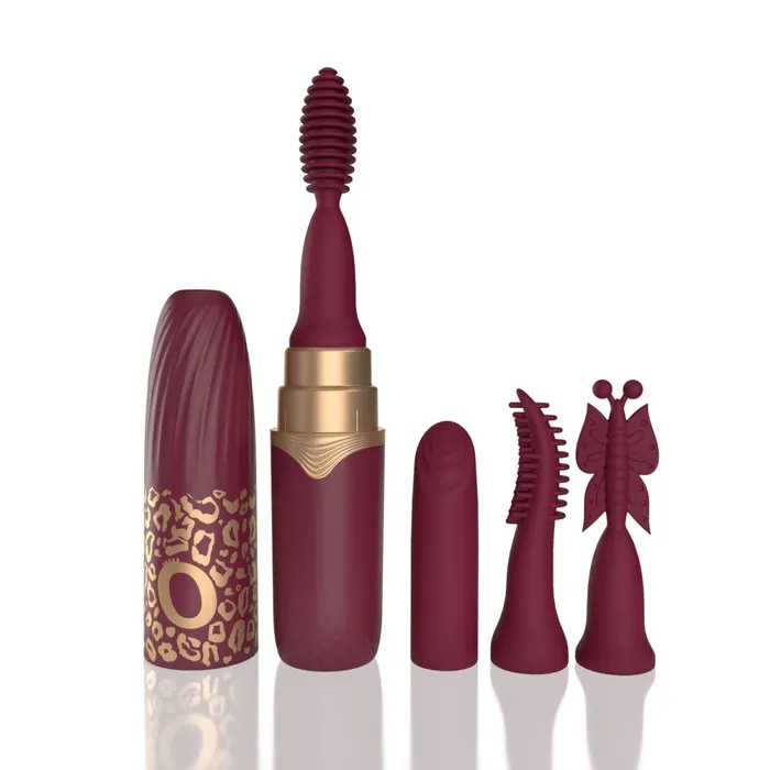 Screaming O Female Sex Toys My Secret Premium Rechargeable Vibrating Lipstick Merlot