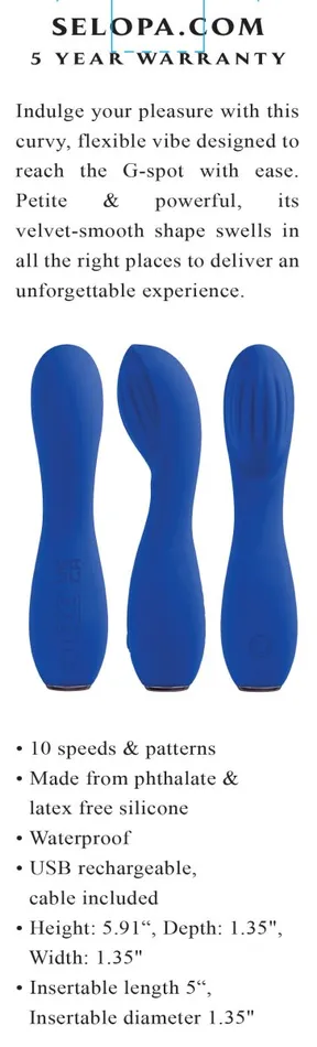 Selopa Vibrators Sapphire G Blue