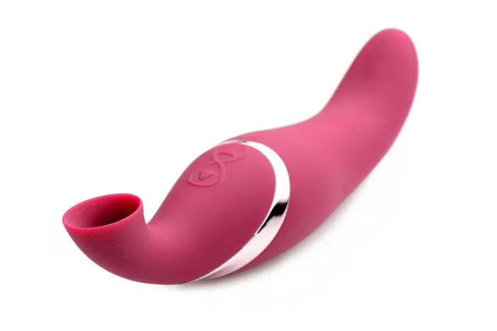 Shegasm Intense 2 in 1 Clit Stimulator Pink XR Brands inmi Vibrators