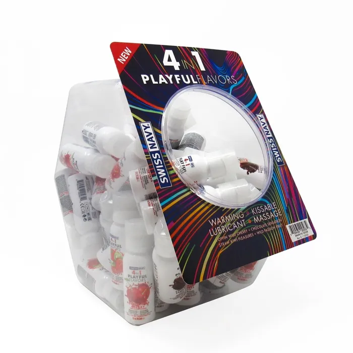 Swiss Navy 4in1 Playful Flavors 50 Count Bowl Assorted Flavors 1 Fl Oz Bottles MD Science Lab Female Sex Toys Swiss Navy 4in1 Playful Flavors 50 Count Bowl Assorted Flavors 1 Fl Oz Bottles MD Science Lab Female Sex Toys