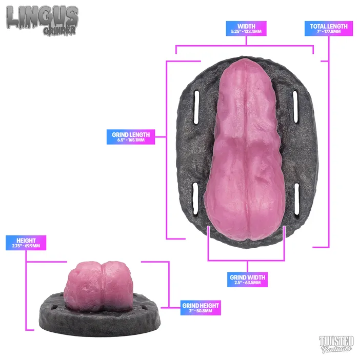 Twisted Fantasies Dildos Lingus the Tongue Grinder