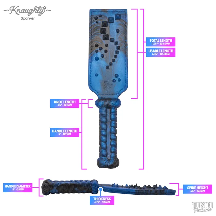 Twisted Fantasies Knaughty Spanker the Spanking Paddle Dildos