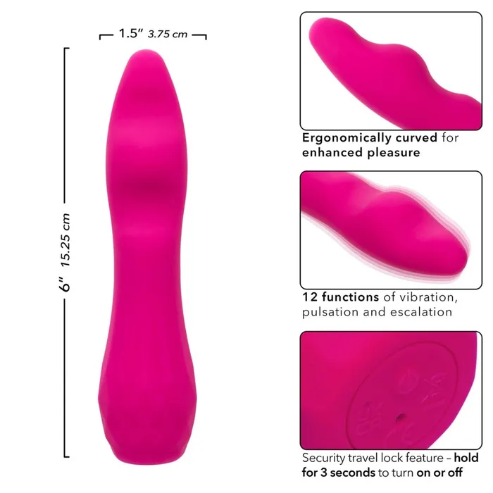Vibrators CalExotics Gia Curved Pleaser Pink
