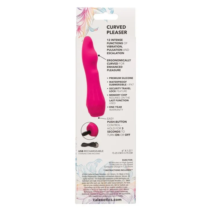 Vibrators CalExotics Gia Curved Pleaser Pink