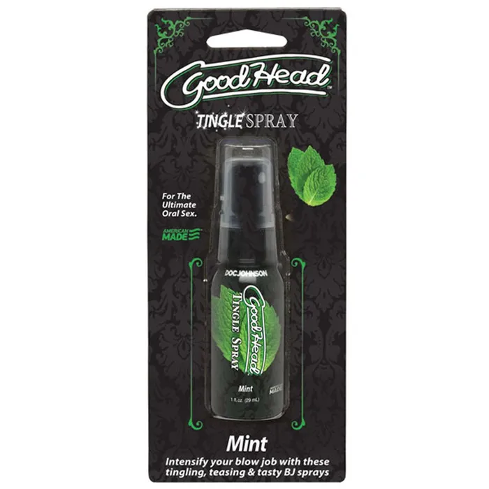 Vibrators Doc Johnson Goodhead Tingle Spray Mint 1 Fl Oz