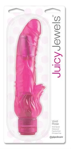 Vibrators Pipedream Juicy Jewels Vivid Rose Dark Pink