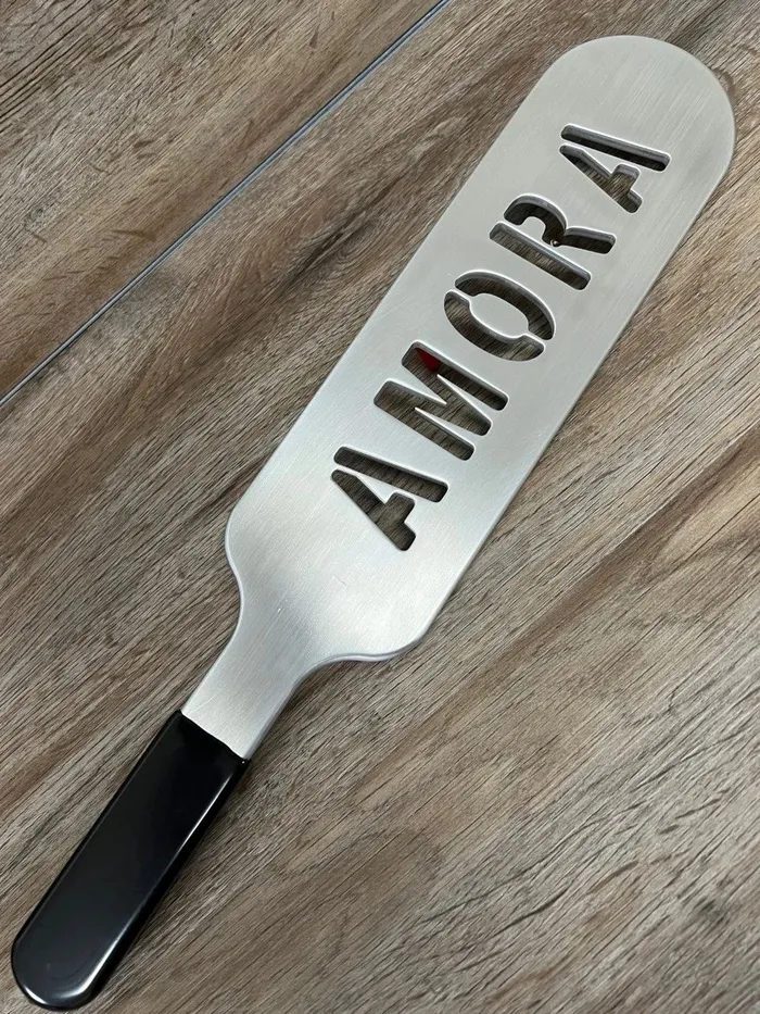 Vibrators Wholesale Custom Machined Cutout Letters Aluminum Spanking Paddle 18 Impact Device Ballisticmetal
