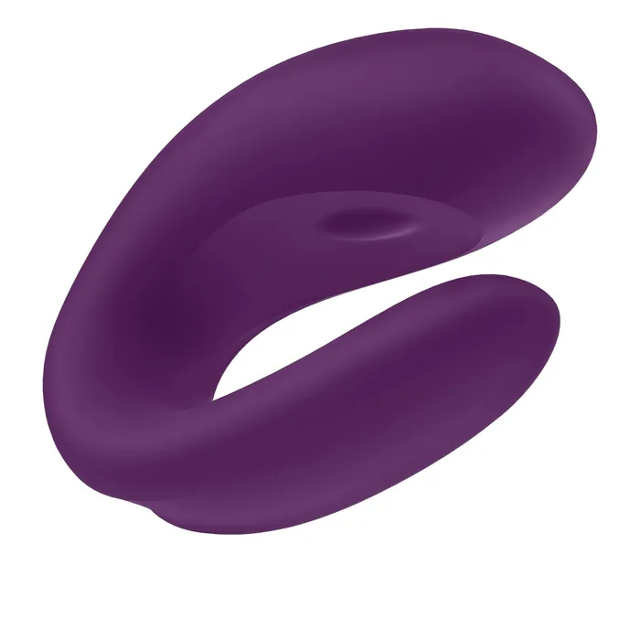Wholesale Double Joy App Controlled Partner Couples Vibrator from Satisfyer Black or Violet Ballisticmetal Vibrators